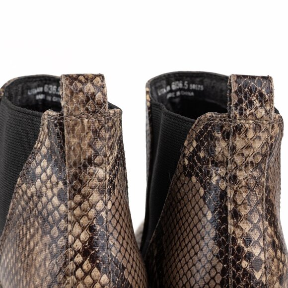 Dirty Laundry Lita Python Snake Print Chelsea Boots – Women’s 6 - Picture 8 of 14